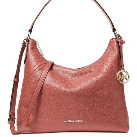 michael kors sunset peach|Michael Kors Sunset Peach Leather Camden Crossbody Bag.